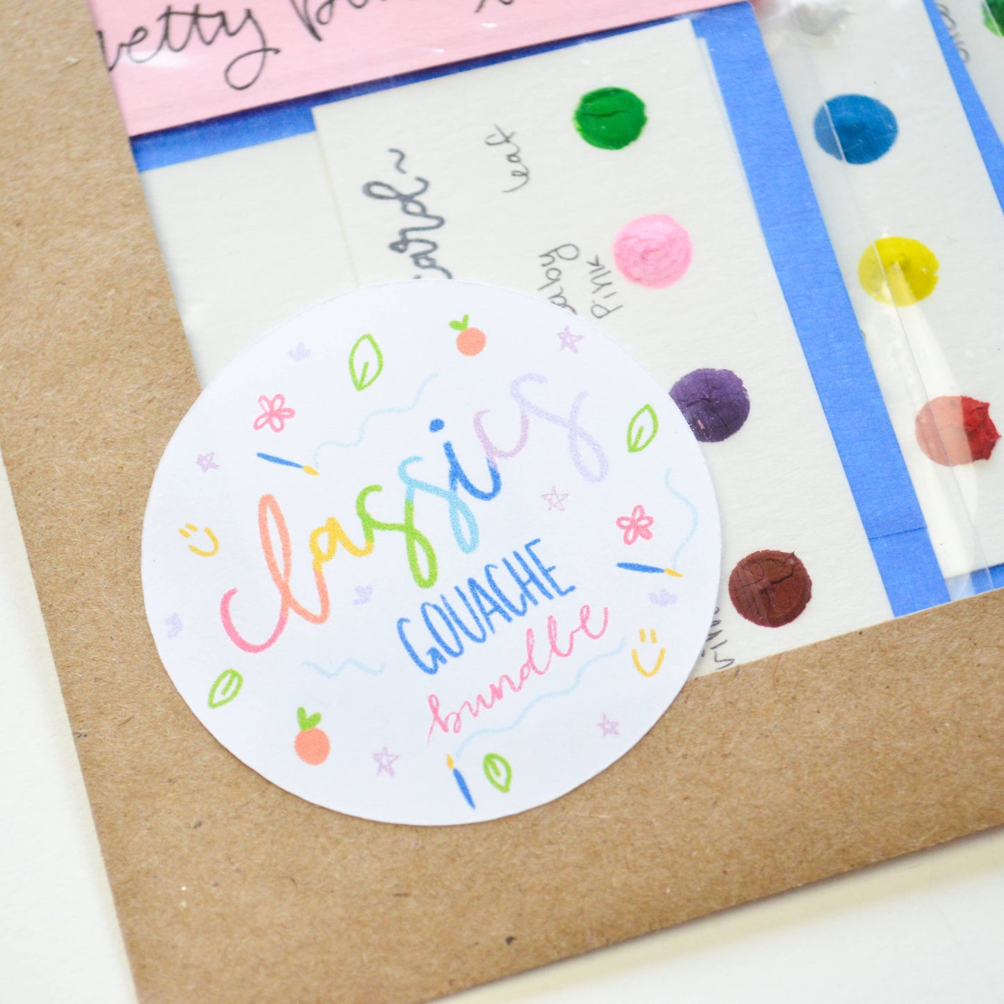 Mini Painting Kit Bundle- Gouache Classics: With Brush