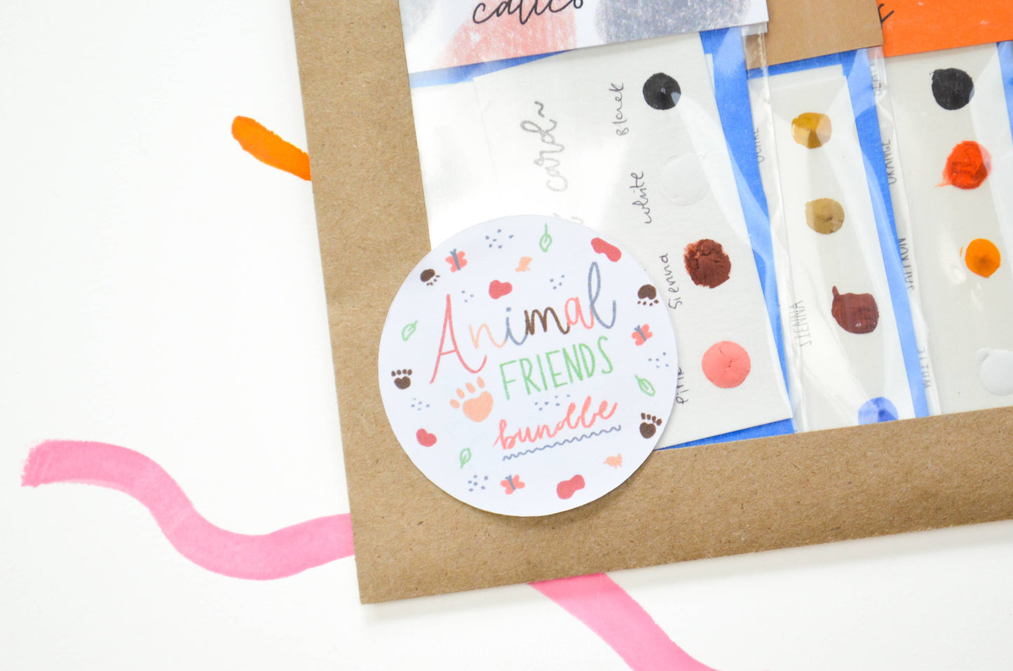Mini Painting Bundle- Animal Friends: With Brush