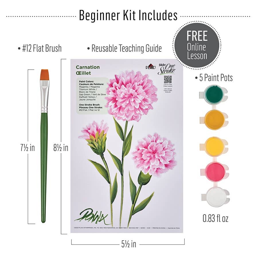 Learn To Paint - Carnation