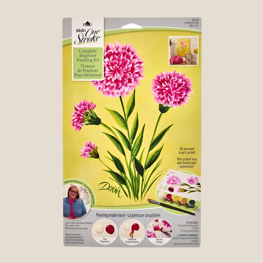 Learn To Paint - Carnation