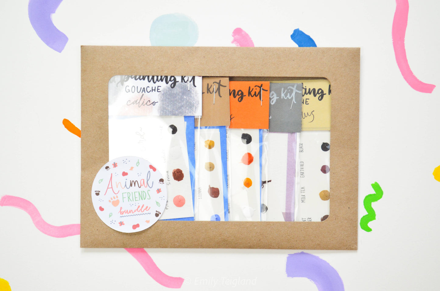 Mini Painting Bundle- Animal Friends: With Brush