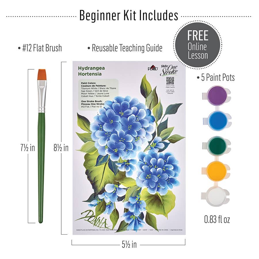 Learn To Paint - Hydrangea