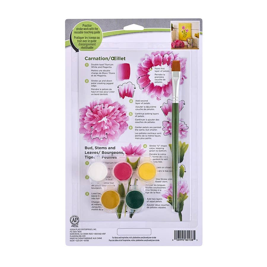 Learn To Paint - Carnation