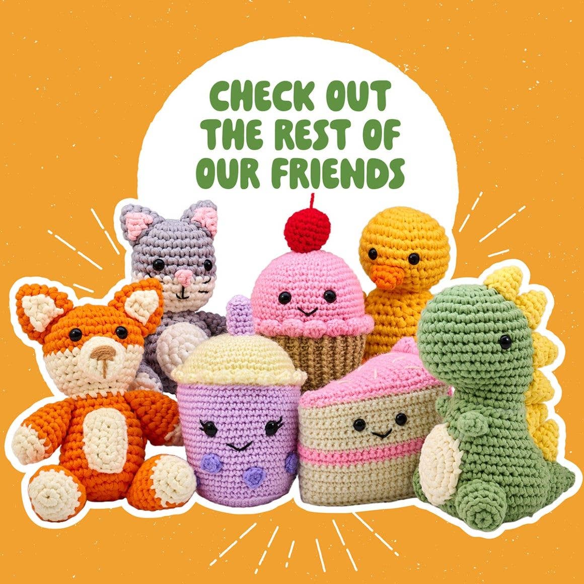 Amigurumi Crochet Kit - Tommy the Fox