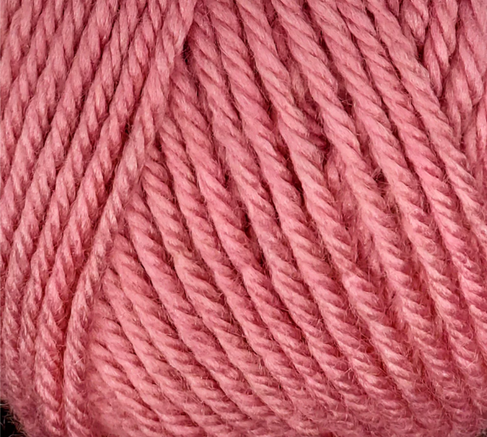 Medium Weight Coral Pink Yarn