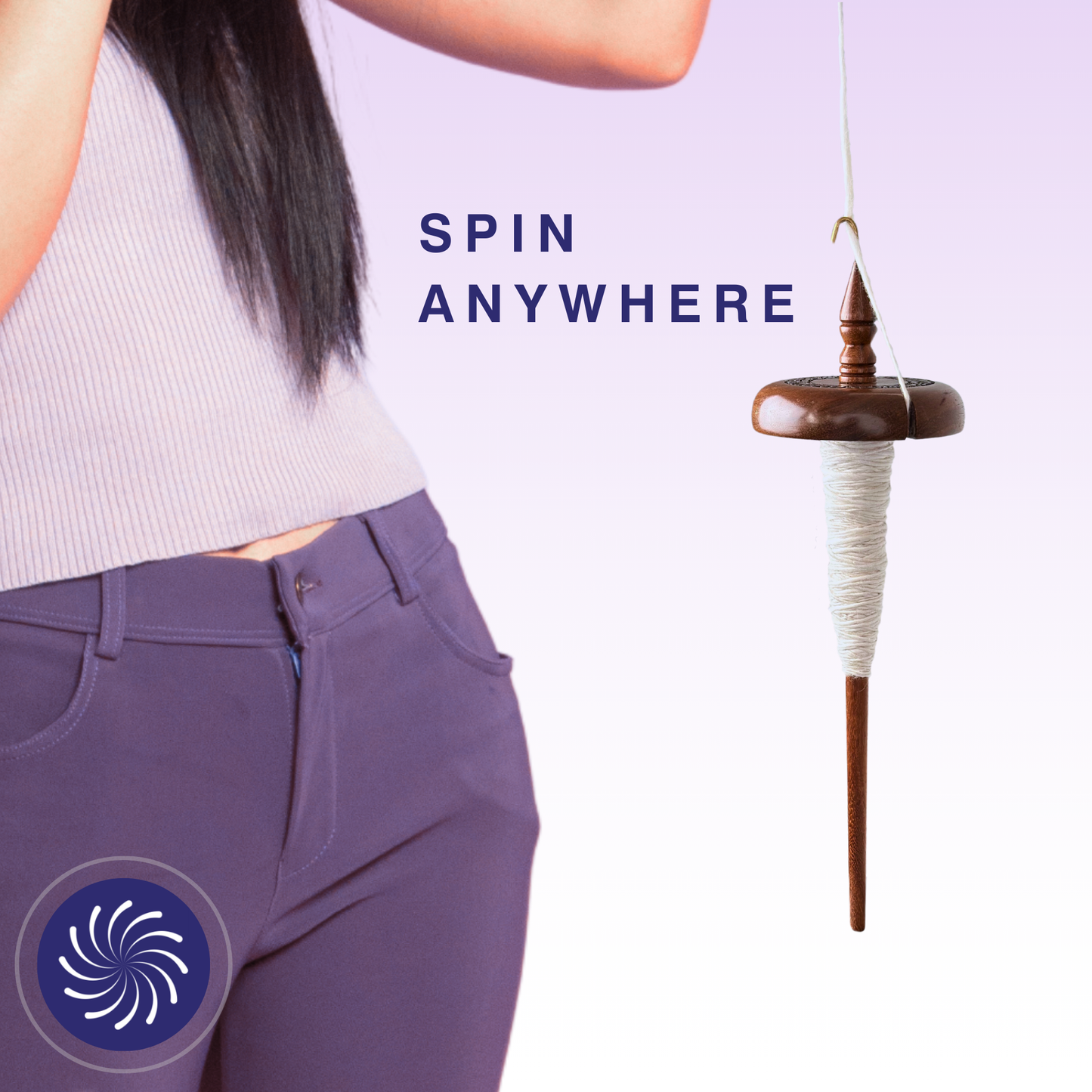Premium Top Whorl Drop Spindle