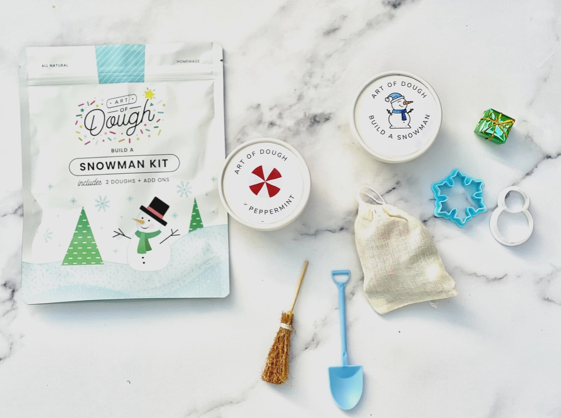 Build A Snowman Dough Kit