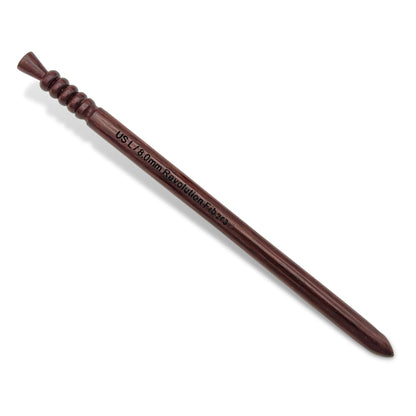 Premium Rosewood Crochet Hook - 7 Inch