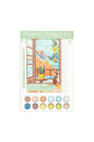 Coastal Catnap | 8x10 paint-by-number kit
