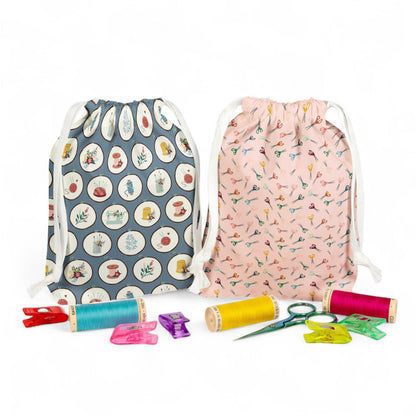 Drawstring Bag Sewing Kit - Makes 2 Bags