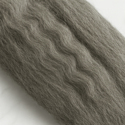 Natural Gray Corriedale Cross Combed Wool Top