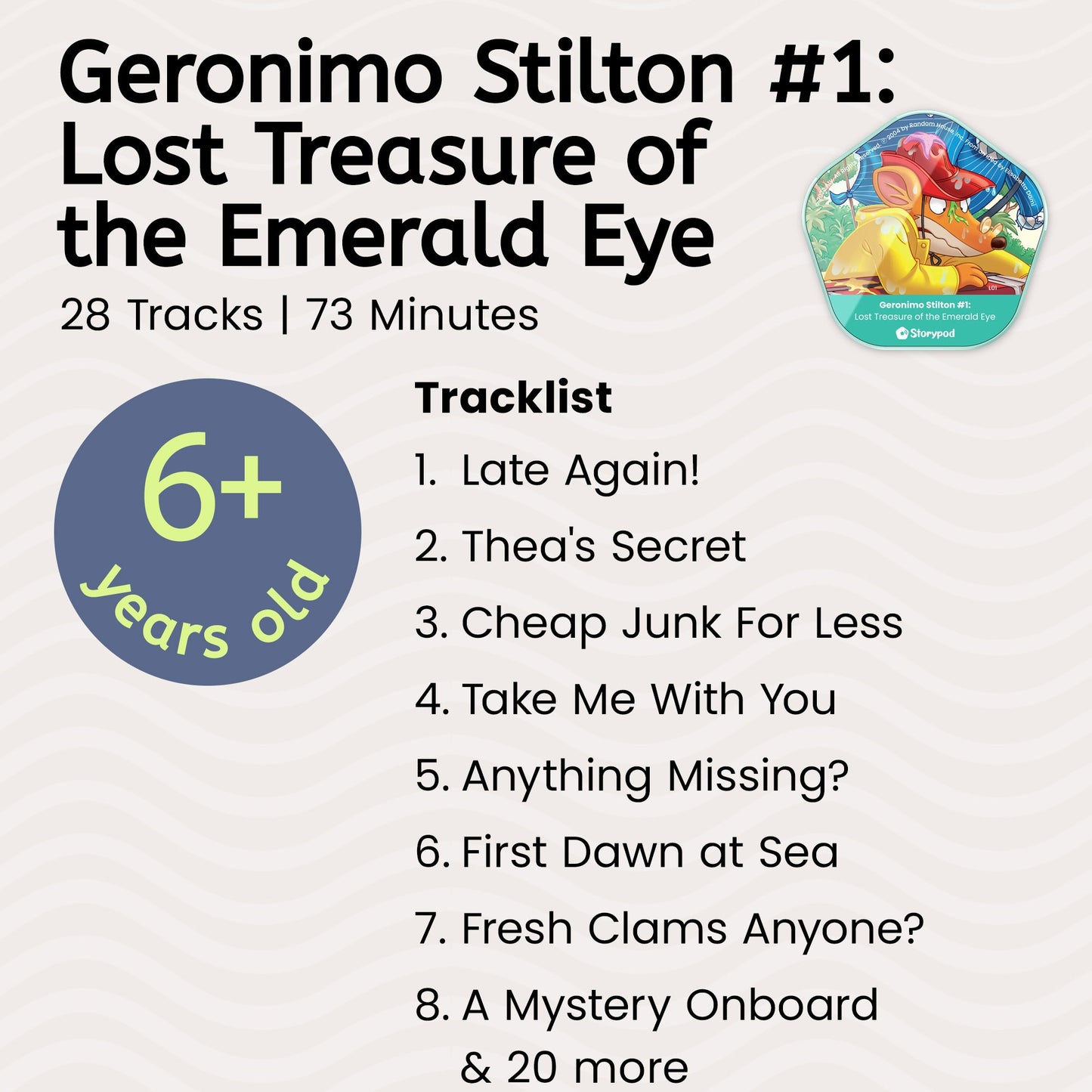 Geronimo Stilton #1: Lost Treasure of the Emerald Eye