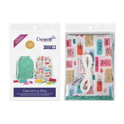 Drawstring Bag Sewing Kit - Makes 2 Bags