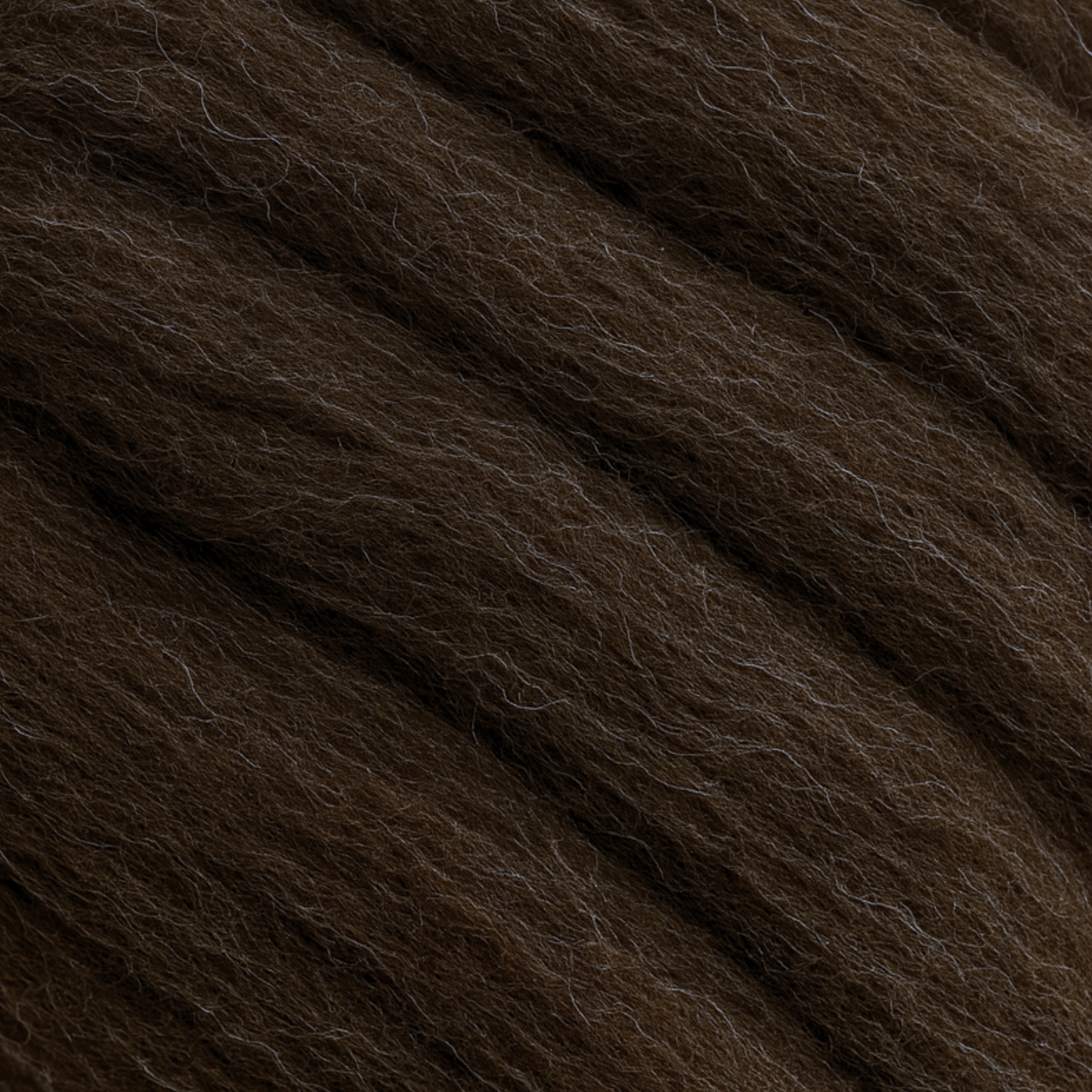 Natural Brown Corriedale Cross Combed Wool Top