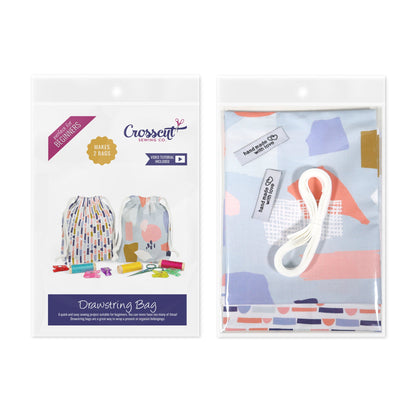 Drawstring Bag Sewing Kit - Makes 2 Bags