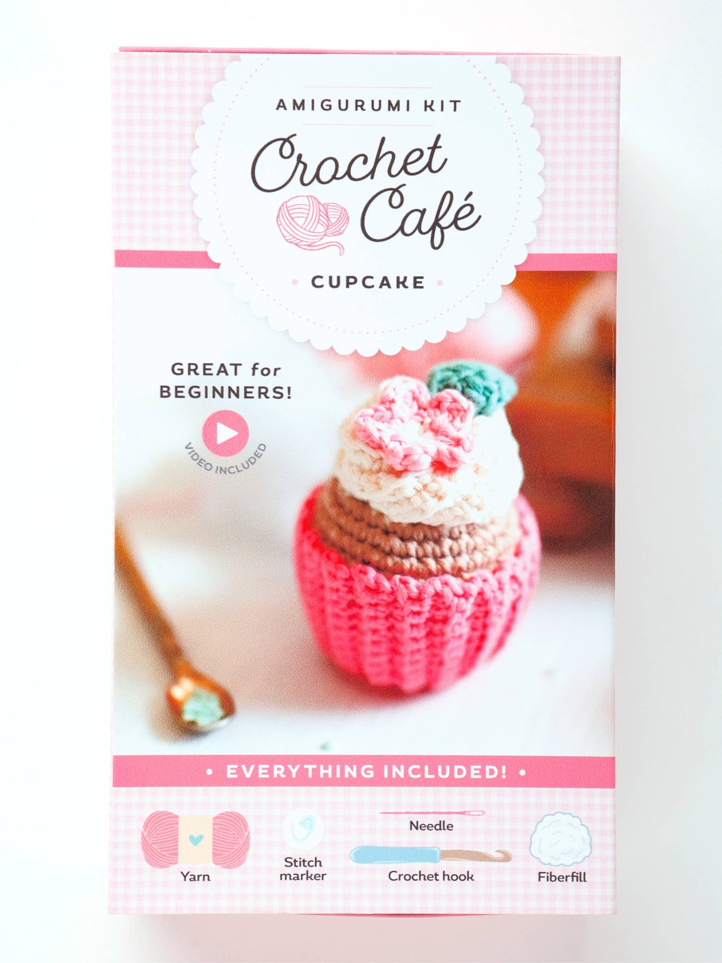Crochet Café Amigurumi Kit Cupcake