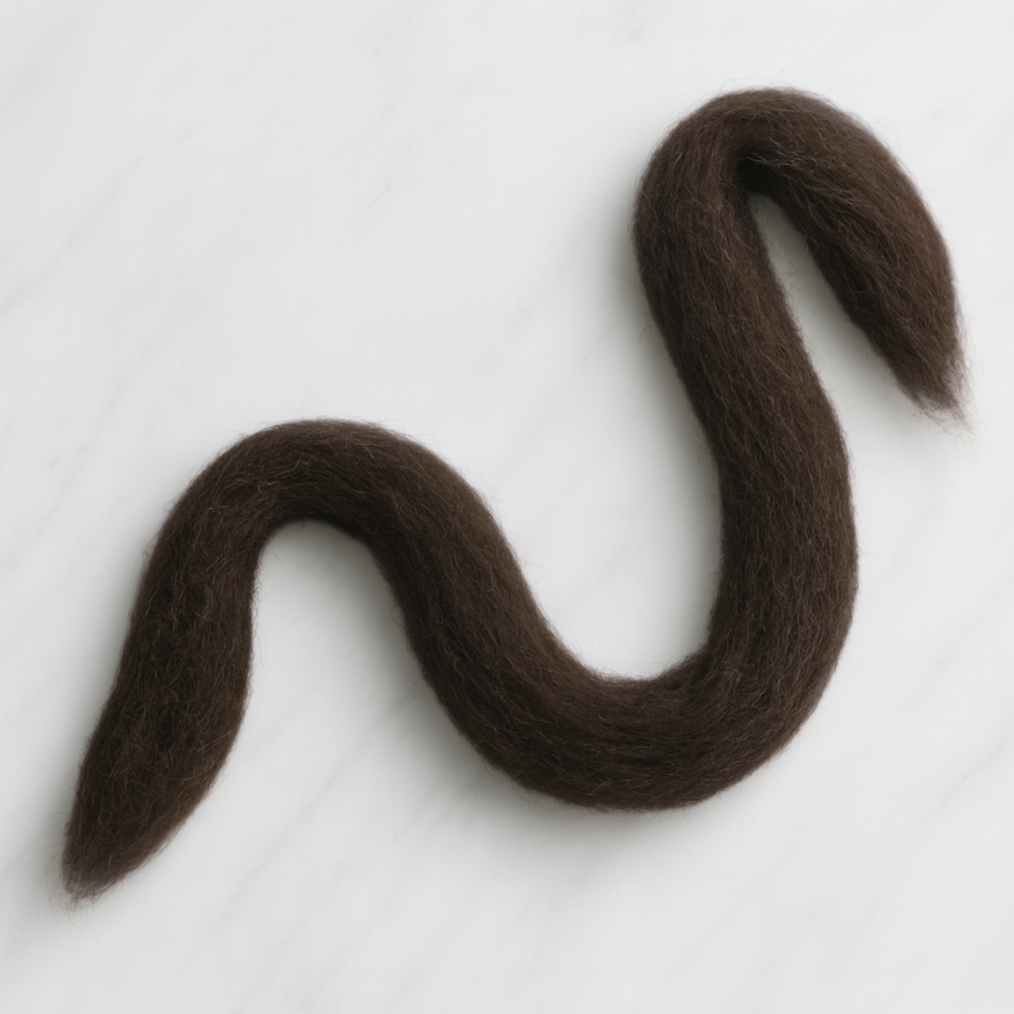 Natural Brown Corriedale Cross Combed Wool Top