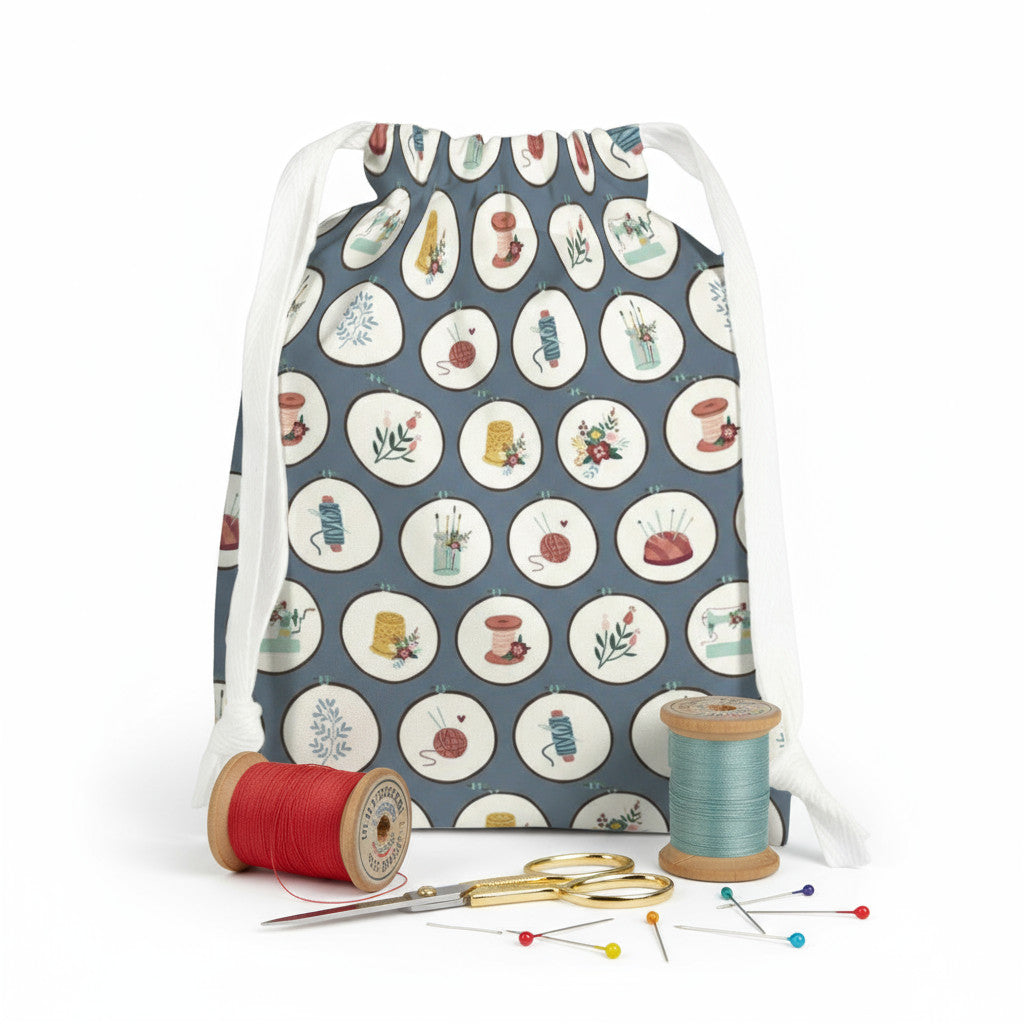 Drawstring Bag Sewing Kit - Makes 2 Bags