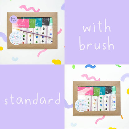 Mini Painting Kit Bundle- Watercolor Classics: With Brush