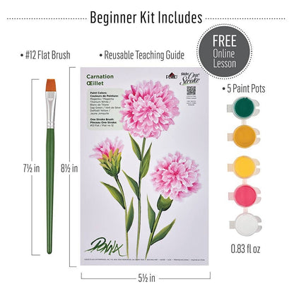 Learn To Paint - Carnation