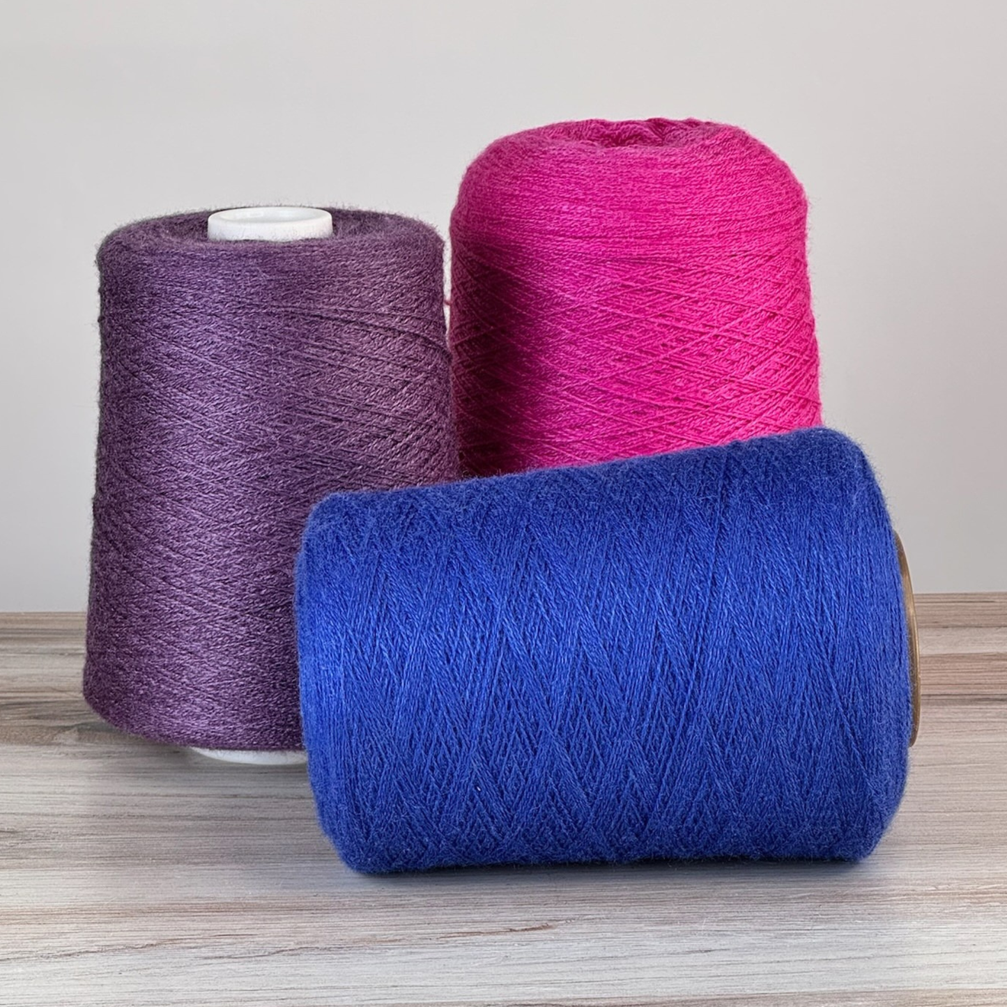 Revolution Fibers Zephira Wool-Silk 1lb Cones | 2/18 Lace Weight Yarn | 50% Superfine Merino Wool & 50% Tussah Silk