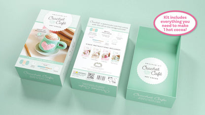 Crochet Café Amigurumi Kit Hot Cocoa
