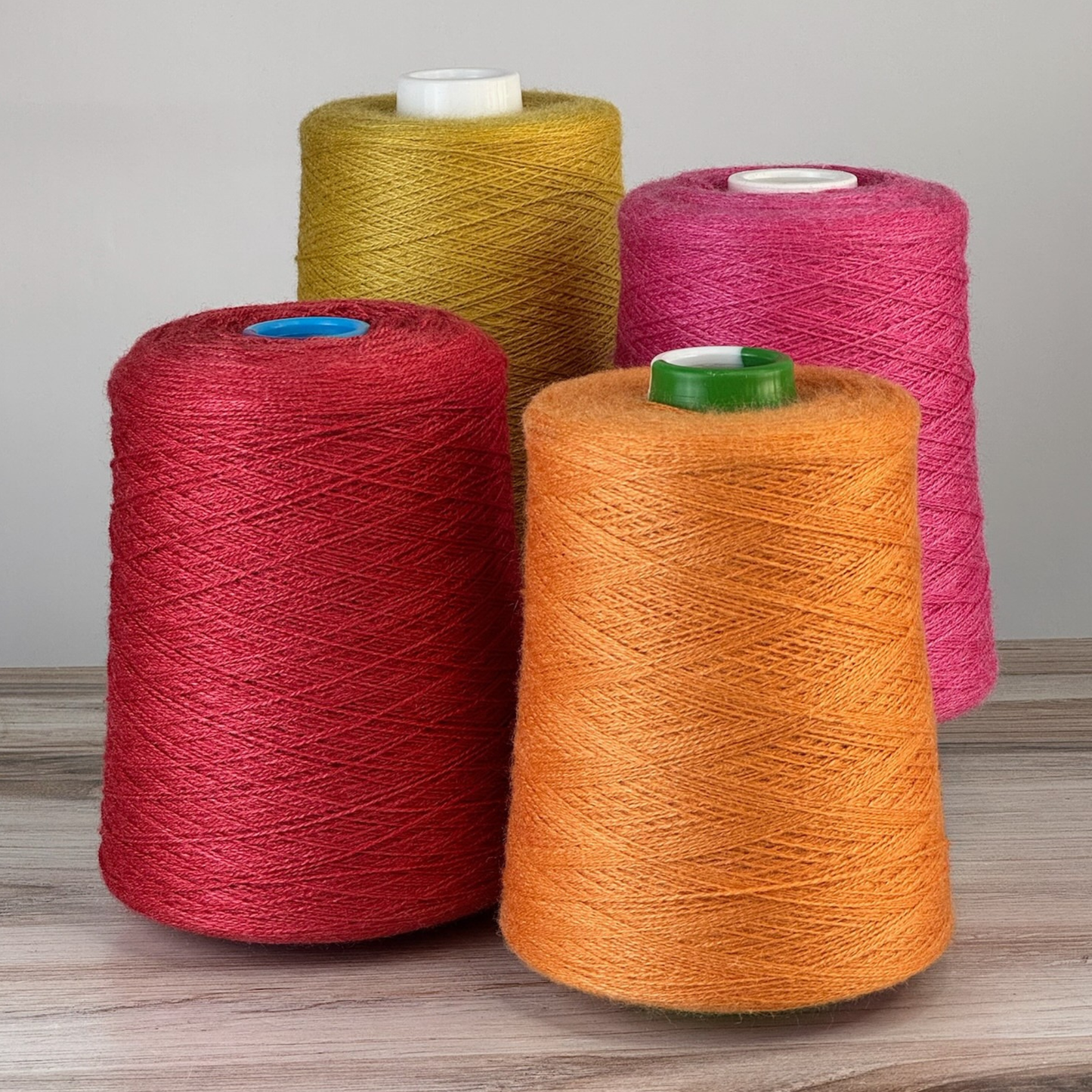 Revolution Fibers Zephira Wool-Silk 1lb Cones | 2/18 Lace Weight Yarn | 50% Superfine Merino Wool & 50% Tussah Silk