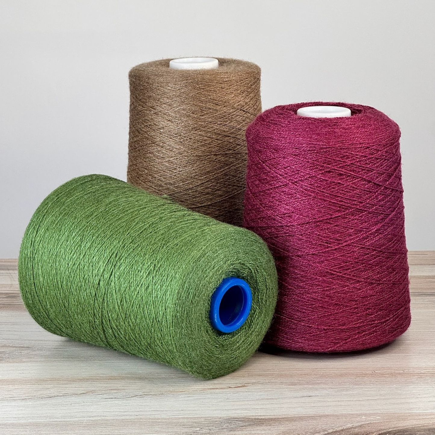 Revolution Fibers Zephira Wool-Silk 1lb Cones | 2/18 Lace Weight Yarn | 50% Superfine Merino Wool & 50% Tussah Silk