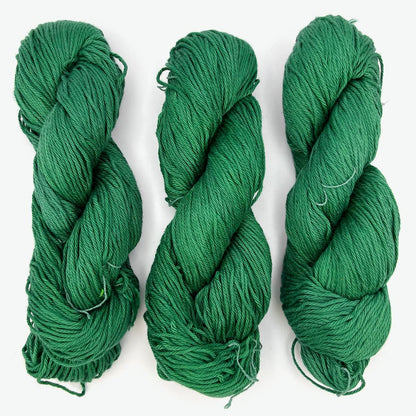 Hand Dyed Cotton Yarn Solid Colored | DK Weight 100 Grams, 200 Yards, 4 Ply