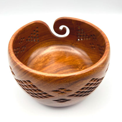 Rosewood Yarn Bowls