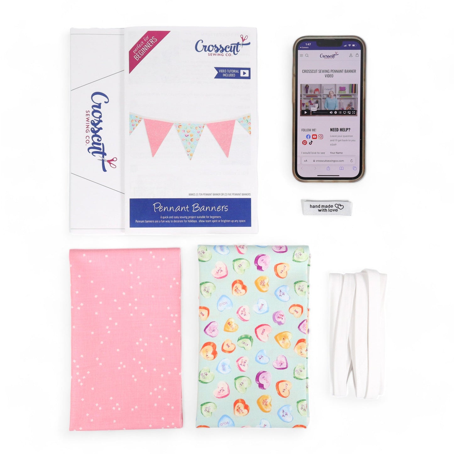 Pennant Banner Sewing Kit