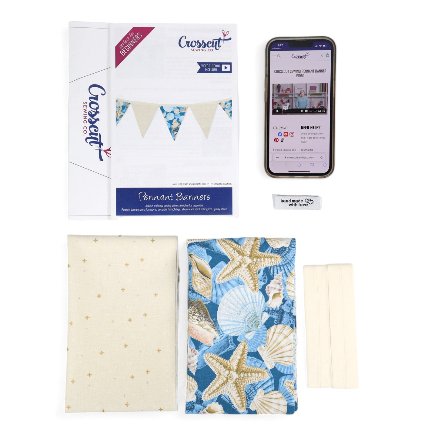 Pennant Banner Sewing Kit