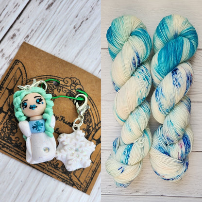Snow Queen (yarn crochet knit)