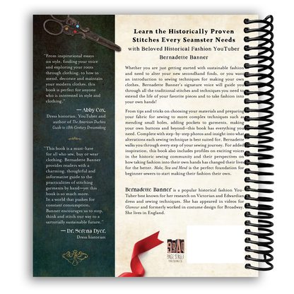 Make, Sew and Mend: Traditional Techniques to Sustainably Maintain and Refashion Your Clothes (Spiral Bound)