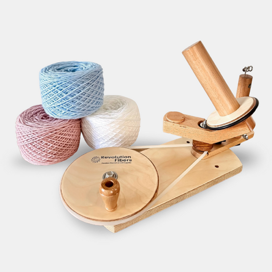 Jumbo Yarn Ball Winder | Professional Grade | Hardwood Maple - 17 oz. Capacity