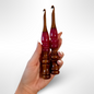 Starlight Ergonomic Crochet Hooks | Rosewood & Resin