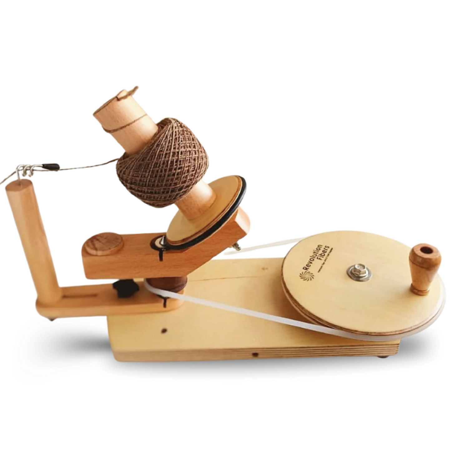 Jumbo Yarn Ball Winder | Professional Grade | Hardwood Maple - 17 oz. Capacity
