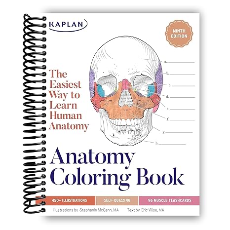 Anatomy Coloring Book: 10th Edition (Spiral Bound)