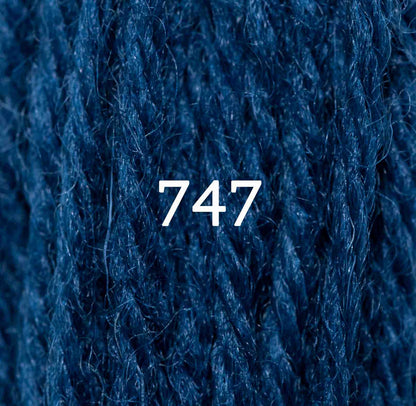 Appletons Wool Yarn - Bright China Blue 741-749