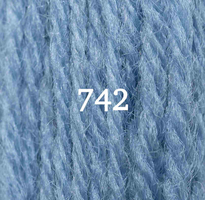 Appletons Wool Yarn - Bright China Blue 741-749