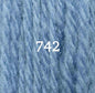 Appletons Wool Yarn - Bright China Blue 741-749