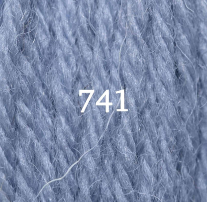 Appletons Wool Yarn - Bright China Blue 741-749