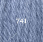Appletons Wool Yarn - Bright China Blue 741-749