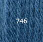 Appletons Wool Yarn - Bright China Blue 741-749