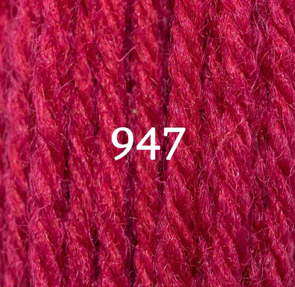 Appletons Wool Yarn - Bright Rose Pink 941 - 948