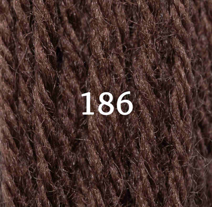 Appletons Wool Yarn - Chocolate 181 - 187