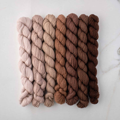 Appletons Wool Yarn - Chocolate 181 - 187