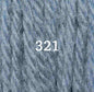 Appletons Wool Yarn - Dull Marine Blue 321-328