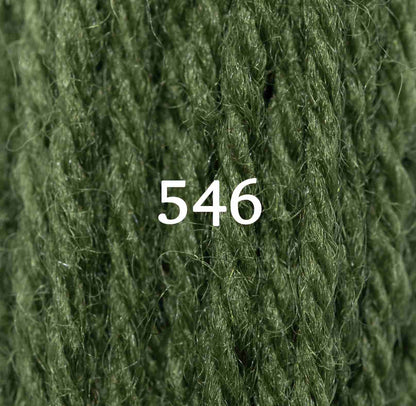 Appletons Wool Yarn - Early English Green 541 - 548