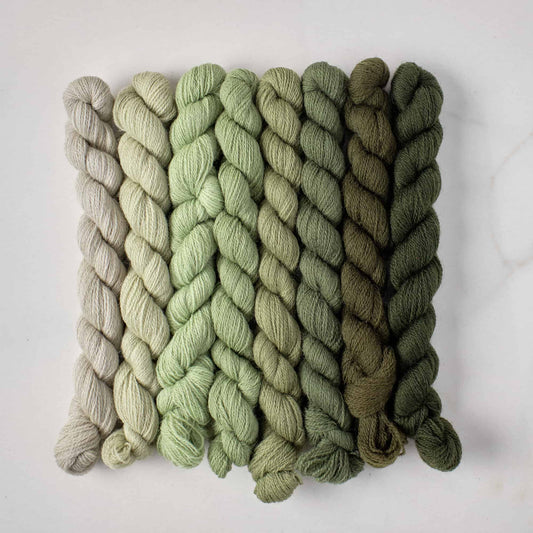 Appletons Wool Yarn - Grey Green 351 - 358